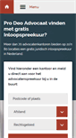 Mobile Screenshot of prodeoadvocaat.nl